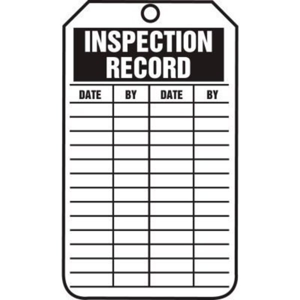 Accuform Accuform Safety Inspection Tag, PF-Cardstock, 25/Pack TRS315PTP